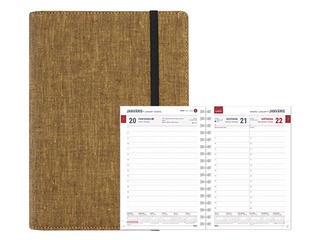 Dienasgrāmata Boss Linen, A5, bronza