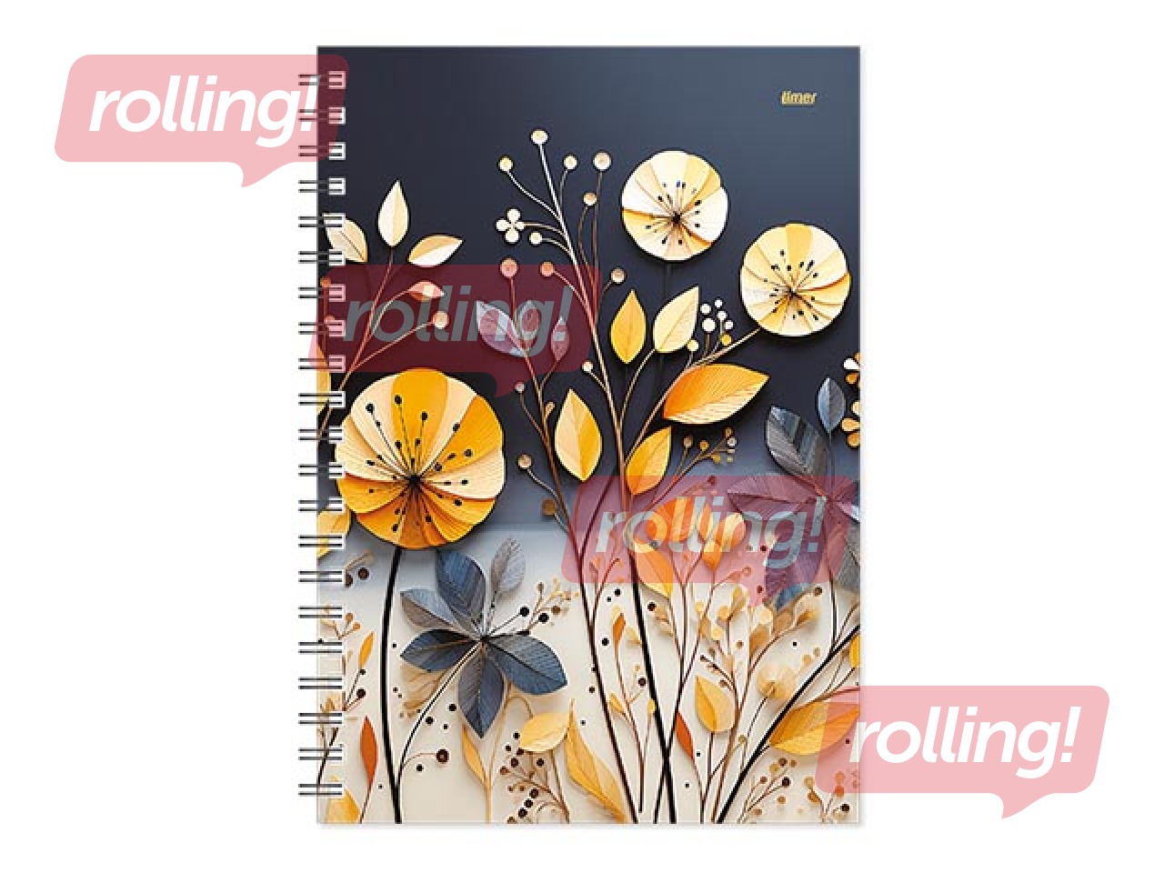 Dienasgrāmata Tempo Spiral Design Diena, Night Light