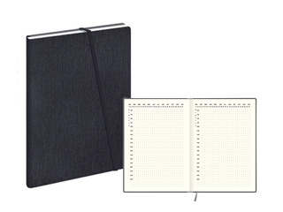 Dienasgrāmata Private, melna ar tekstūru