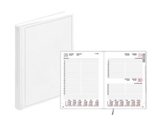 Dienasgrāmata Manager, A5, balacron, balta