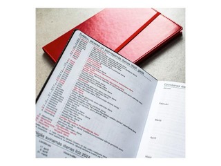 Dienasgrāmata Quadro Trend Blue, A5, mākslīgā āda, zila