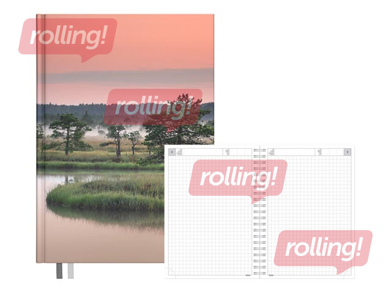 Dienasgrāmata - piezīmju bloks, A5, Morning