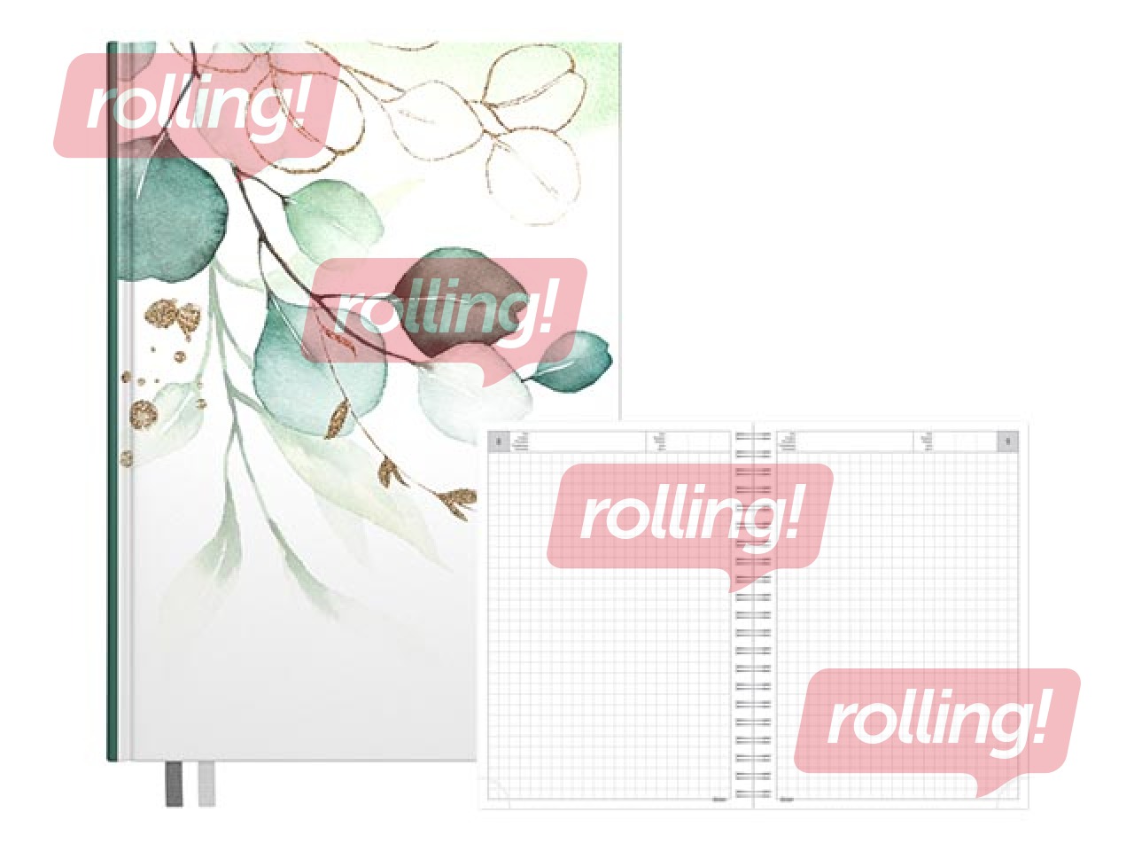 Dienasgrāmata - piezīmju bloks, A5, Belinda