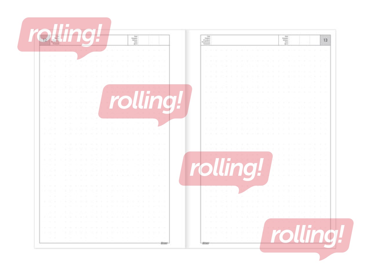 Dienasgrāmata - piezīmju bloks, A5 Dotted Flex, Spring