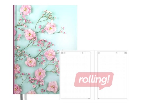 Dienasgrāmata - piezīmju bloks, A5 Dotted Flex, Spring