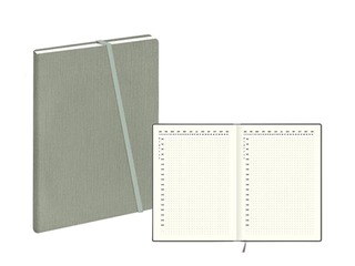 Dienasgrāmata Private, pelēkzaļa ar tekstūru