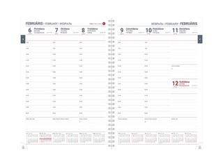 Dienasgrāmata VIP Spirex, A4, mākslīgā āda, metāliski brūna