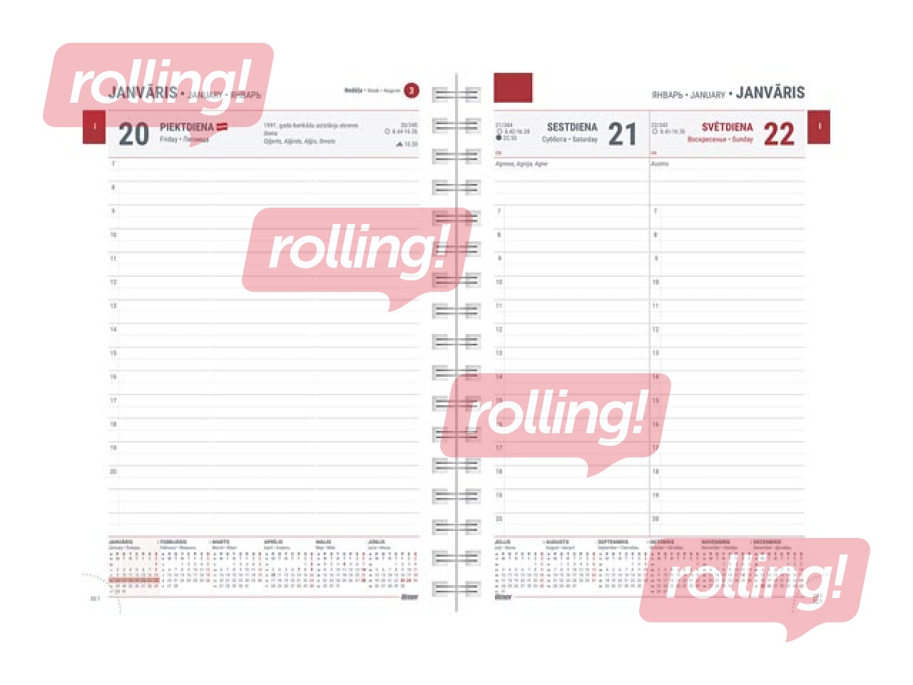 Dienasgrāmata Boss Exclusive, A5, pelēks/gaiši brūns