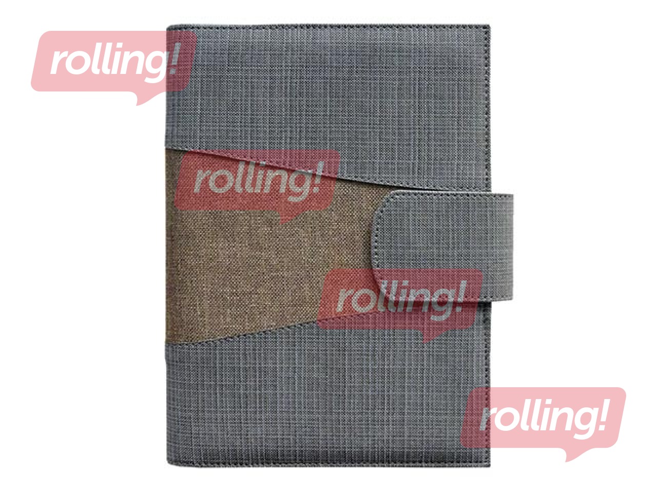 Dienasgrāmata Boss Exclusive, A5, pelēks/gaiši brūns