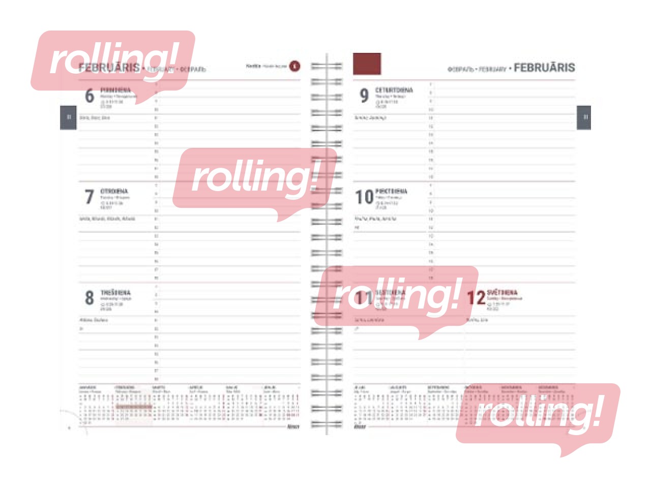 Dienasgrāmata Spirex Exclusive, A5, pelēks/gaiši brūns