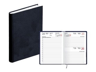 Kabatas kalendārs Mono, A6, basis, melns