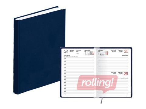 Kabatas kalendārs Mono, A6, basis, zils