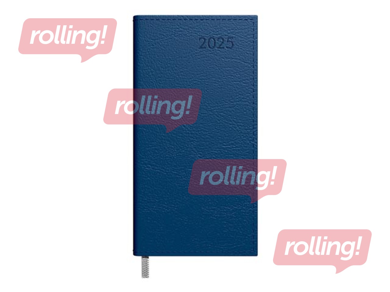 Kabatas kalendārs Midi, mākslīgā āda, tumši zils