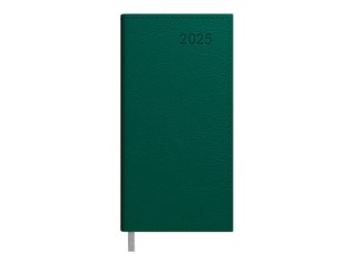 Kabatas kalendārs Midi, mākslīgā āda, tumši zaļš