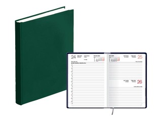 Kabatas kalendārs Mono, A6, basis, zaļš