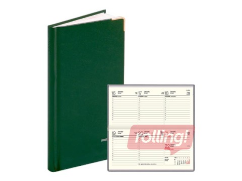 Kabatas kalendārs Lady, basis, zaļš