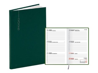 Kabatas kalendārs Pocket Flex, basis, zaļš