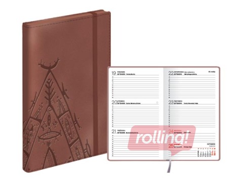 Kabatas kalendārs Pocket Trend, Chokolate bronze