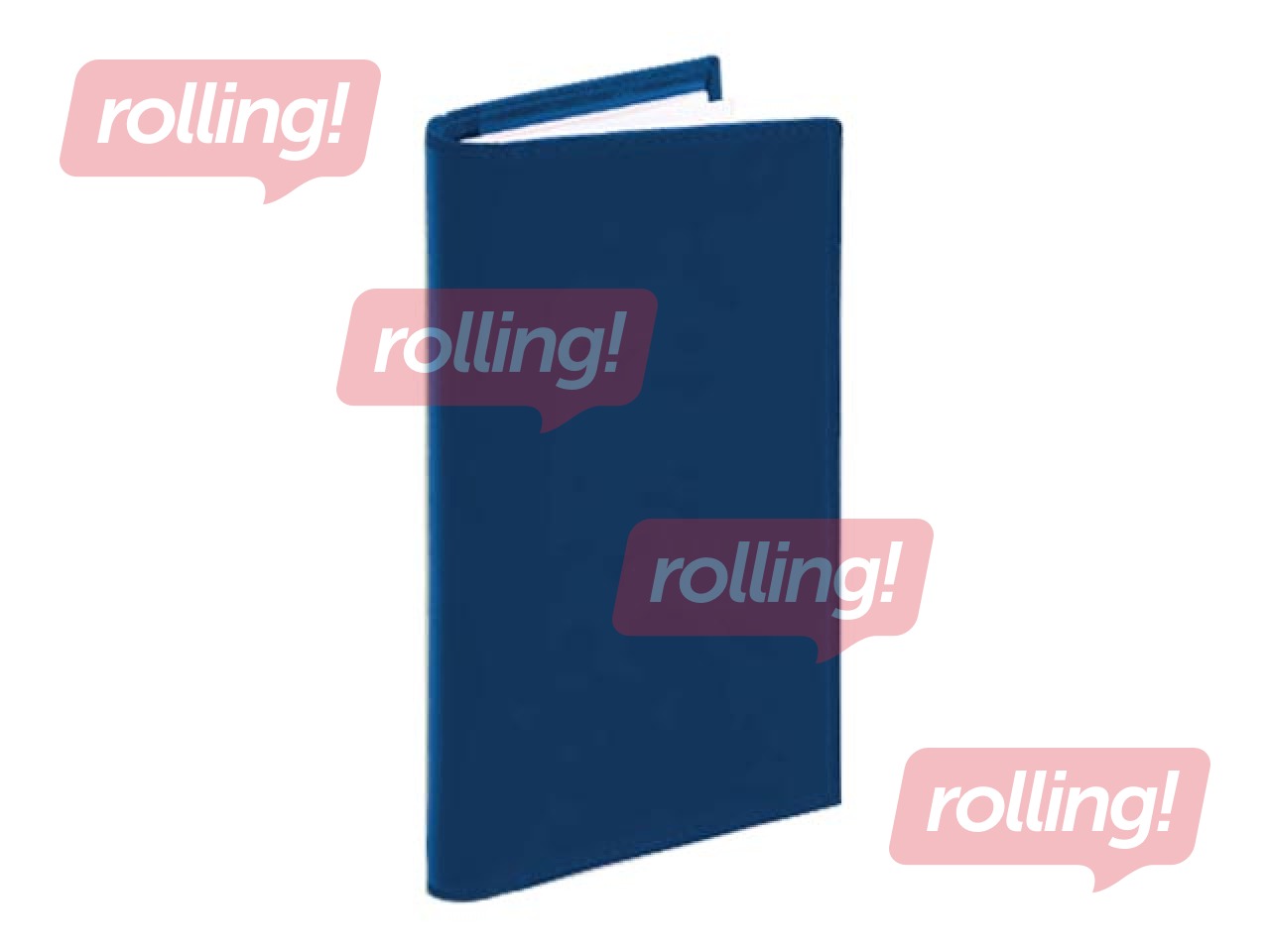 Kabatas kalendārs Pocket, mākslīgā āda, ar spirāli, zils