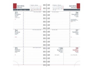 Kabatas kalendārs Midi Spiral Design, Blue Bird