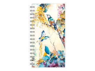 Kabatas kalendārs Midi Spiral Design, Blue Bird