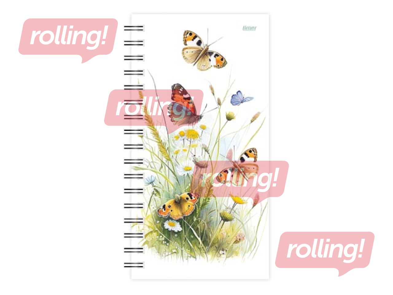 Kabatas kalendārs Midi Spiral Design, Bliss