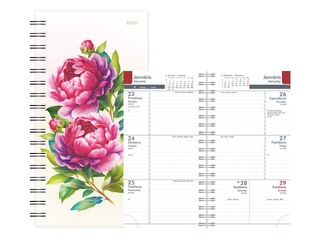 Kabatas kalendārs Midi Spiral Design, Paula