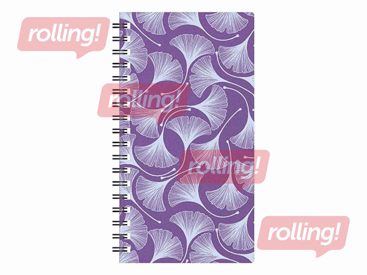 Kabatas kalendārs Midi Spiral Cardboard, lilac 