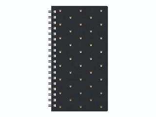 Kabatas kalendārs Midi Spiral Cardboard, black 