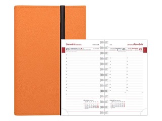 Kabatas kalendārs Midi Flex Diena, oranžs