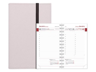 Kabatas kalendārs Midi Flex Diena, gaiši pelēks