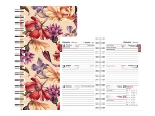 Kabatas kalendārs Mini Spiral Design, Firenze