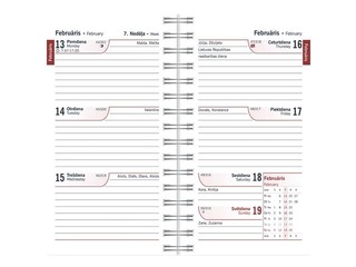 Kabatas kalendārs Mini Spiral Design, Midsummer