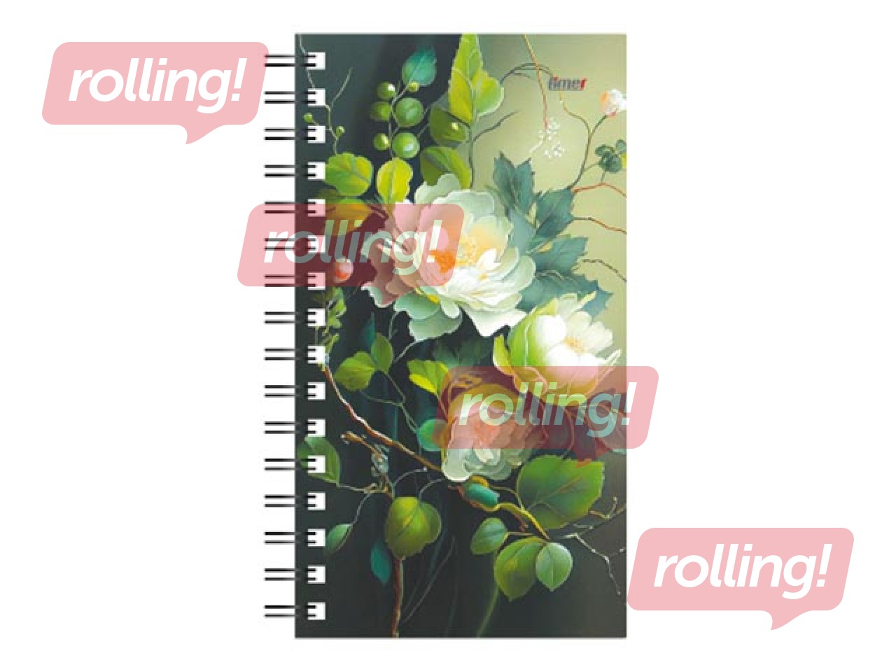 Kabatas kalendārs Mini Spiral Design, Bianca