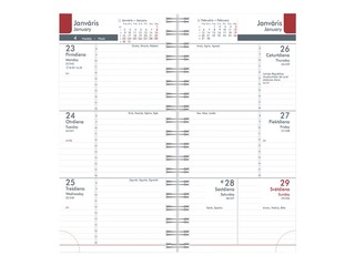 Kabatas kalendārs Midi Spiral Design, Artisan