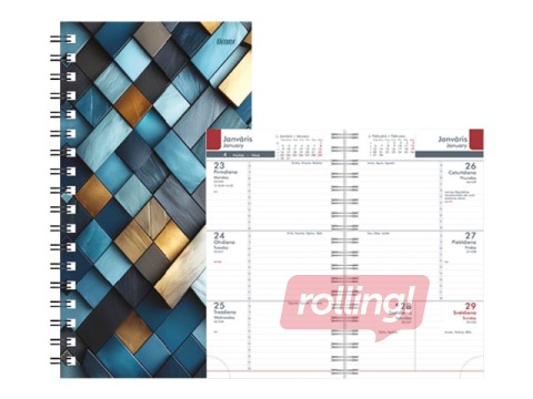 Kabatas kalendārs Midi Spiral Design, Artisan