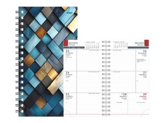 Kabatas kalendārs Midi Spiral Design, Artisan