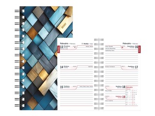 Kabatas kalendārs Mini Spiral Design, Artisan