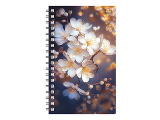 Kabatas kalendārs Midi Spiral Design, Spring Flowers