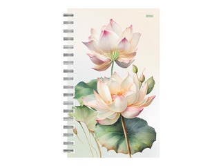 Kabatas kalendārs Midi Spiral Design, Lotus