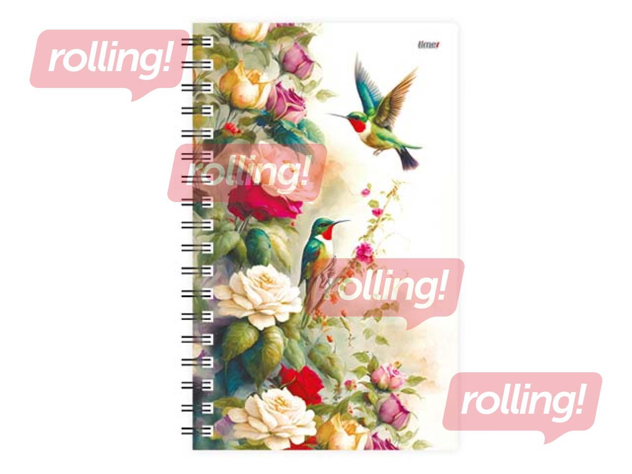 Kabatas kalendārs Midi Spiral Design , Romance