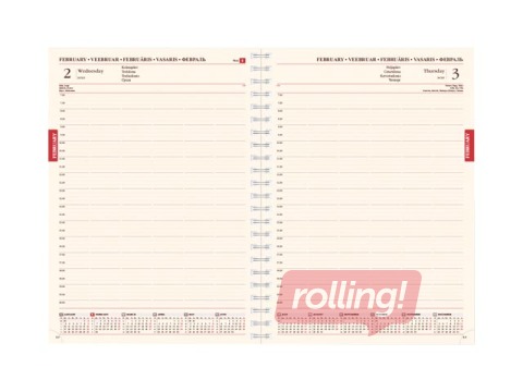 Satura bloks Senator Spiral, A4, plastikas vāki