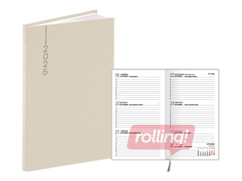 Kabatas kalendārs Pocket, balacron Flex, bēšs