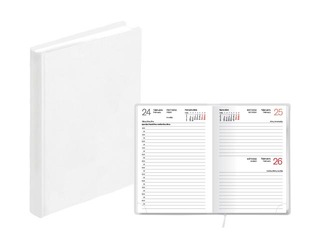 Kabatas kalendārs Mono, A6, balacron, balts