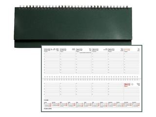 Galda kalendārs Credo, basis, zaļš