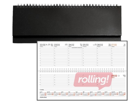 Galda kalendārs Credo, basis, melns