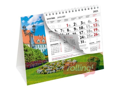 Galda kalendārs Pyramid, Nr.1