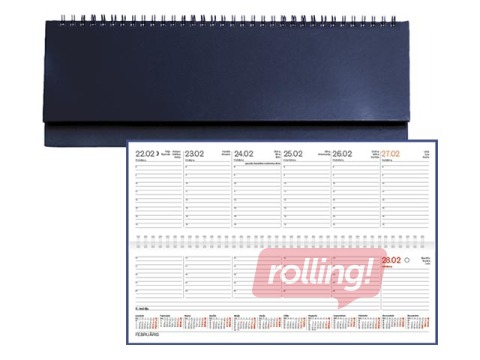 Galda kalendārs Credo, balacron, zils