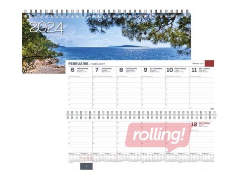 Galda kalendārs Memo Card, Nature