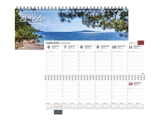 Galda kalendārs Memo Card, Nature